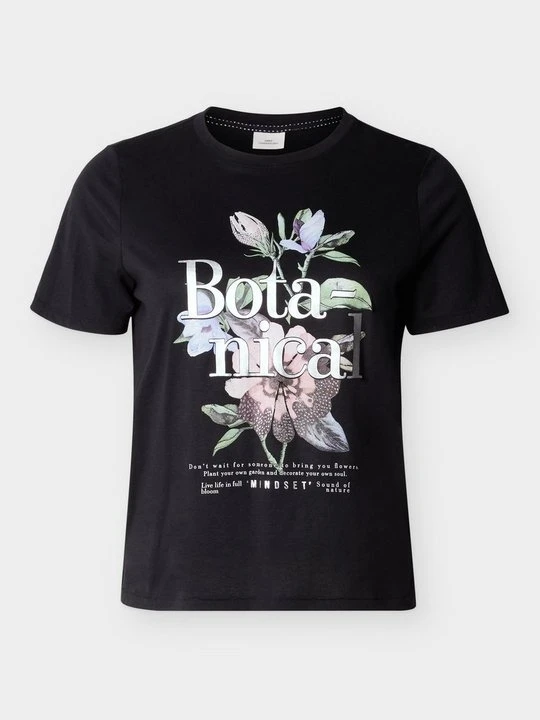 Zdjęcie produktu T-shirt z nadrukiem ONLY Carmakoma czarny
