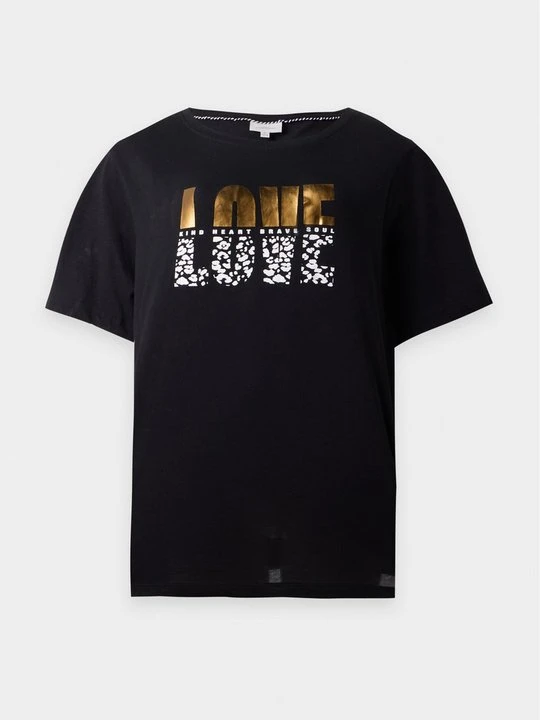 Zdjęcie produktu T-shirt z nadrukiem ONLY Carmakoma czarny