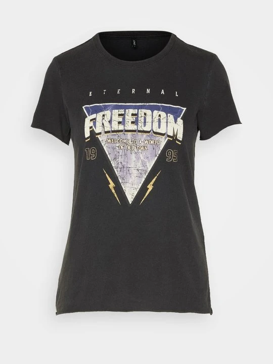 Zdjęcie produktu T-shirt z nadrukiem Only czarny
