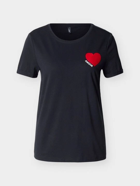 Zdjęcie produktu T-shirt z nadrukiem Only czarny