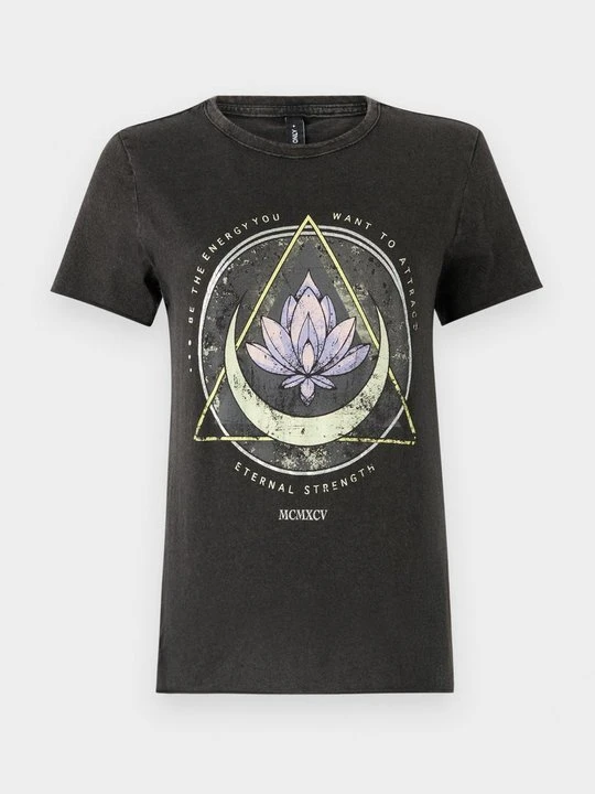Zdjęcie produktu T-shirt z nadrukiem Only czarny