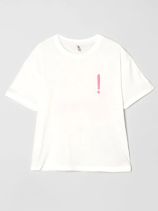 Zdjęcie produktu T-shirt z nadrukiem ONLY GIRLS mleczny
