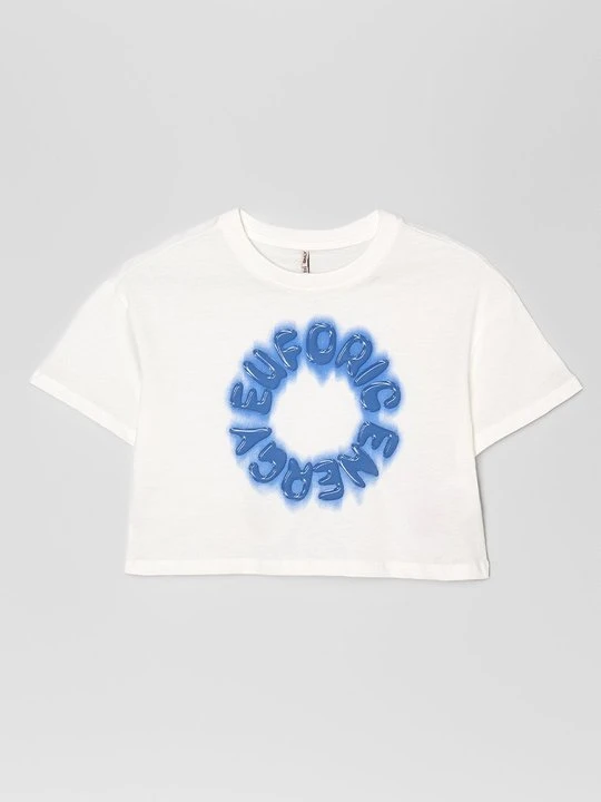 Zdjęcie produktu T-shirt z nadrukiem ONLY GIRLS mleczny