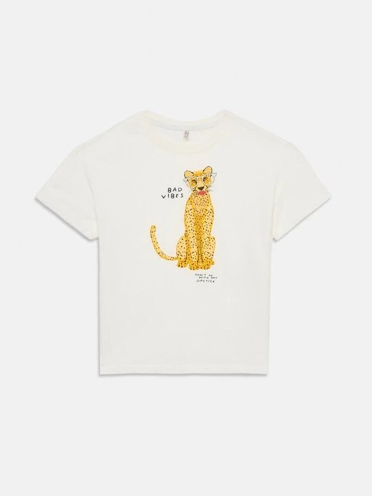 Zdjęcie produktu T-shirt z nadrukiem ONLY GIRLS różowy