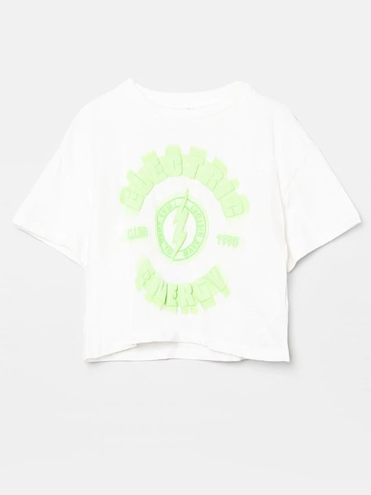 Zdjęcie produktu T-shirt z nadrukiem ONLY GIRLS mleczny