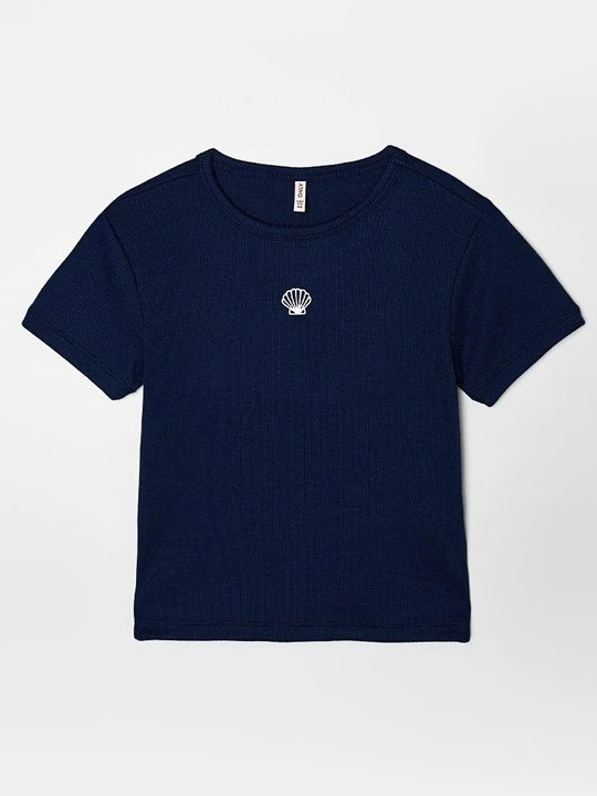 Zdjęcie produktu T-shirt z nadrukiem ONLY GIRLS granatowy