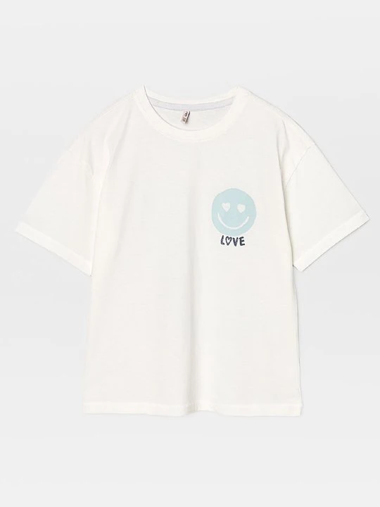 Zdjęcie produktu T-shirt z nadrukiem ONLY GIRLS biały