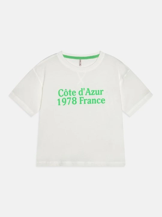 Zdjęcie produktu T-shirt z nadrukiem ONLY GIRLS mleczny