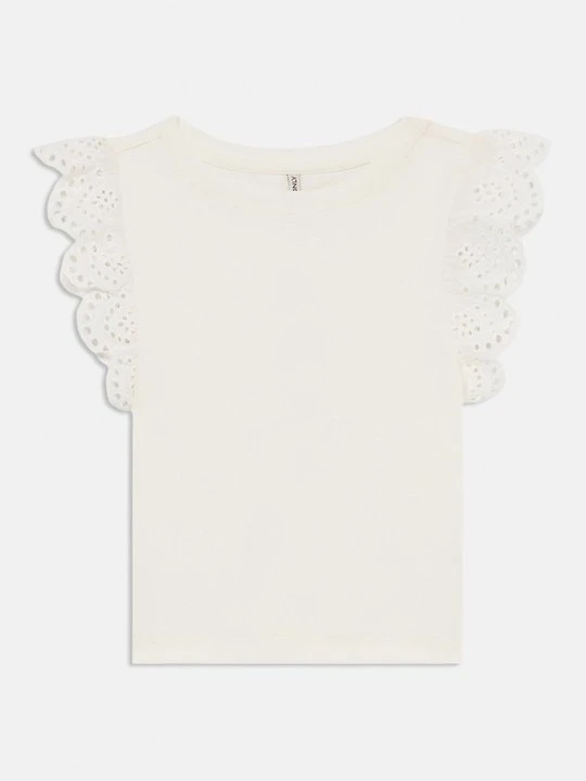 Zdjęcie produktu T-shirt z nadrukiem ONLY GIRLS mleczny