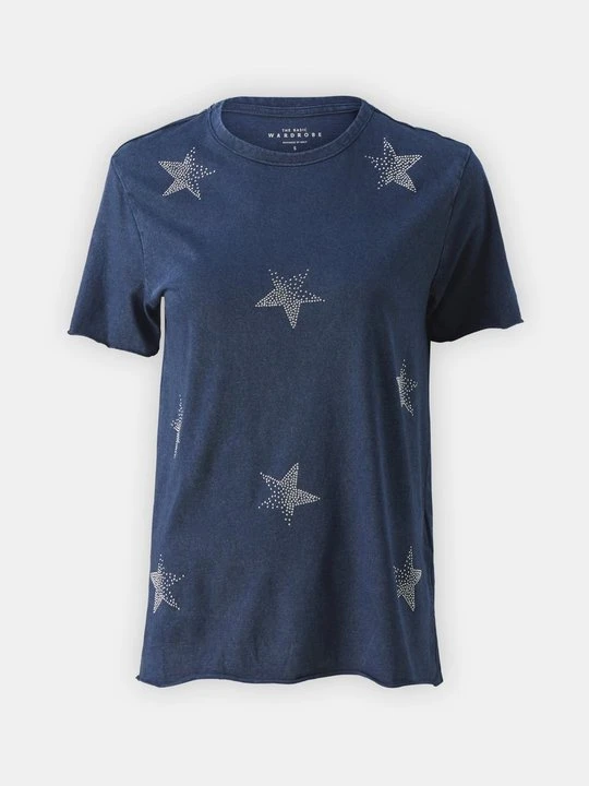 Zdjęcie produktu T-shirt z nadrukiem Only granatowy