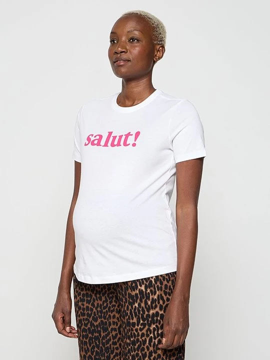 Zdjęcie produktu T-shirt z nadrukiem Only biały