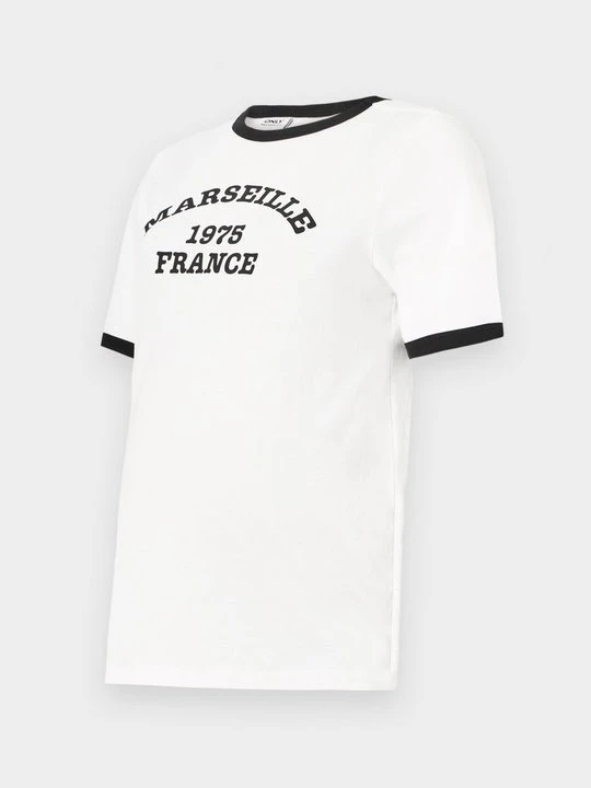Zdjęcie produktu T-shirt z nadrukiem Only mleczny