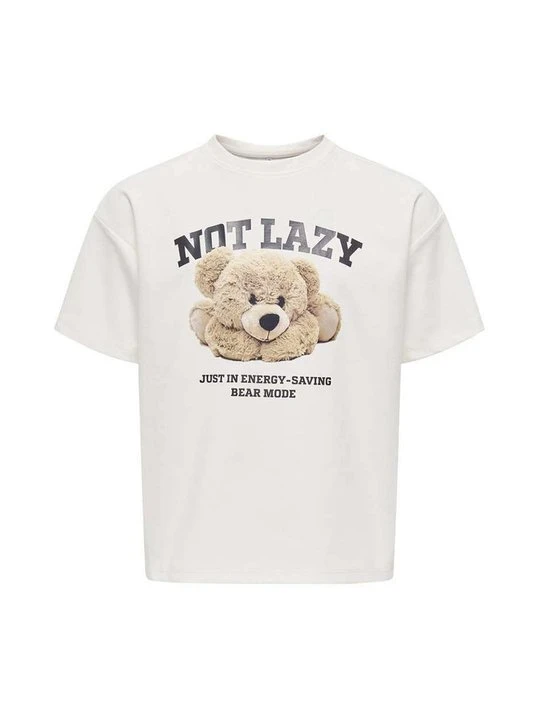 Zdjęcie produktu T-shirt z nadrukiem Only mleczny