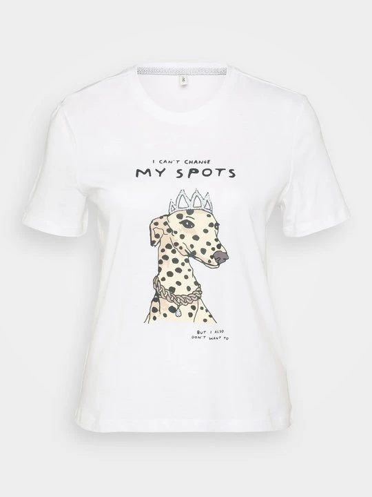 Zdjęcie produktu T-shirt z nadrukiem Only biały