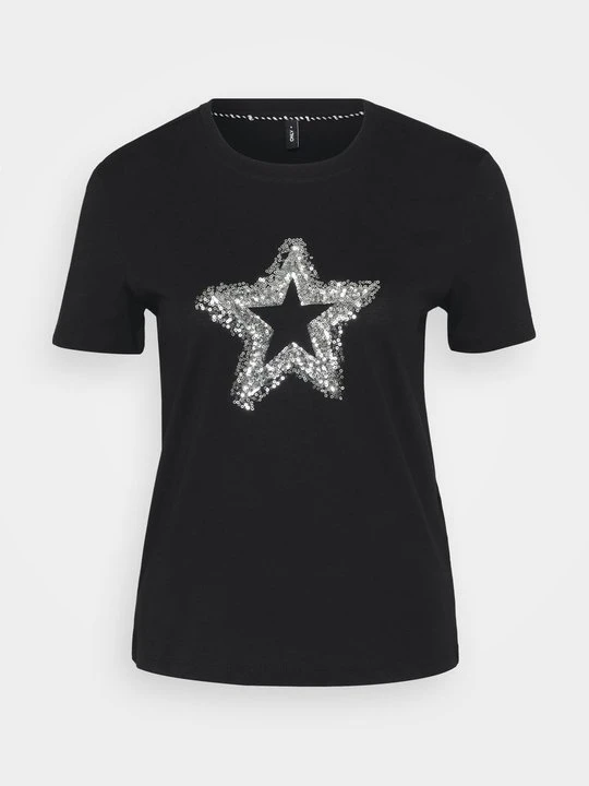 Zdjęcie produktu T-shirt z nadrukiem Only czarny