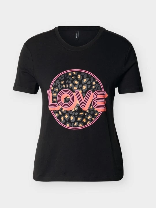 Zdjęcie produktu T-shirt z nadrukiem Only czarny