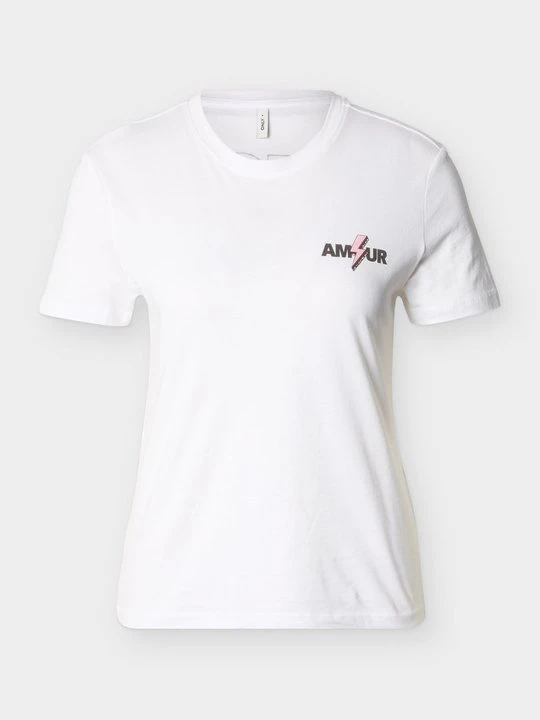 Zdjęcie produktu T-shirt z nadrukiem Only biały