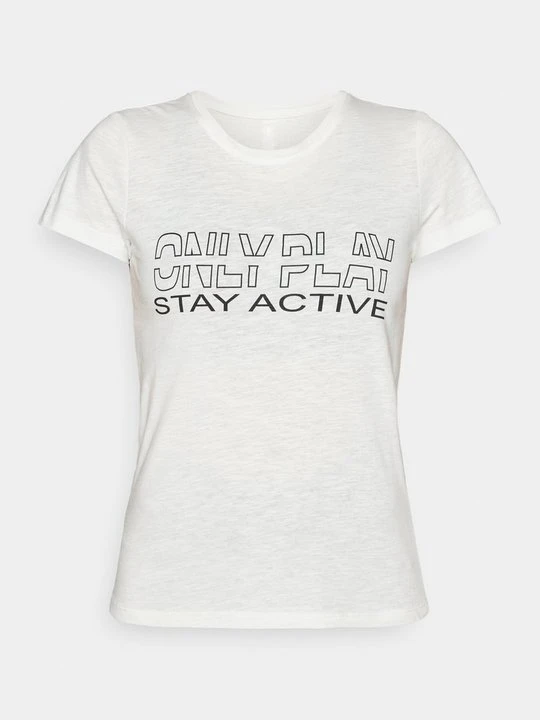 Zdjęcie produktu T-shirt z nadrukiem Only Play mleczny