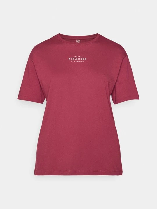 Zdjęcie produktu T-shirt z nadrukiem Only Play bordowy