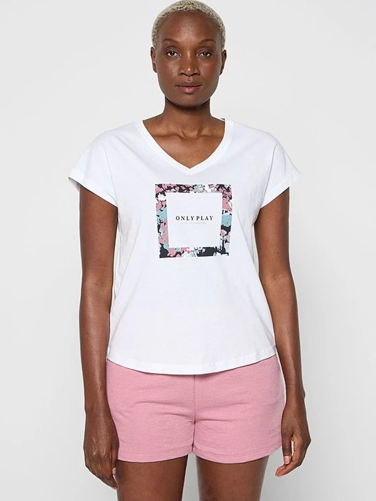 Zdjęcie produktu T-shirt z nadrukiem Only Play biały