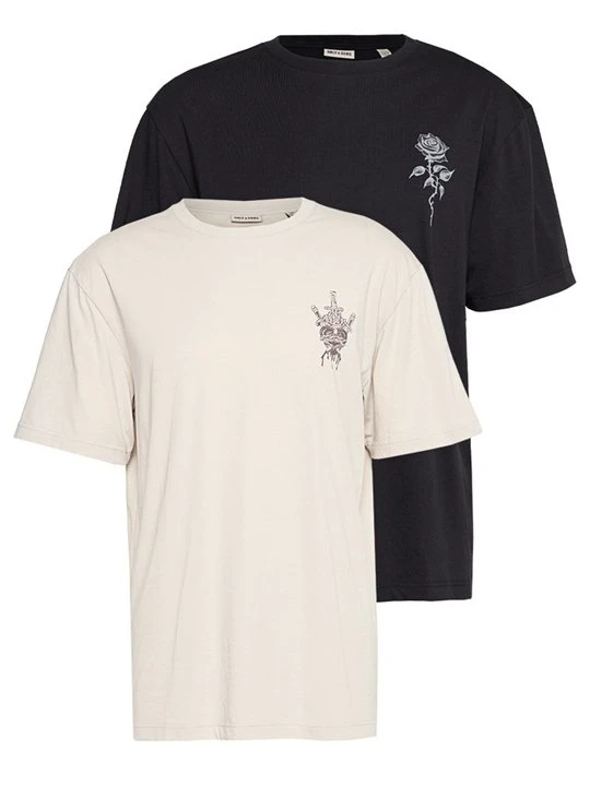 Zdjęcie produktu T-shirt z nadrukiem Only & Sons czarny