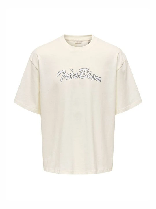 Zdjęcie produktu T-shirt z nadrukiem Only & Sons biały
