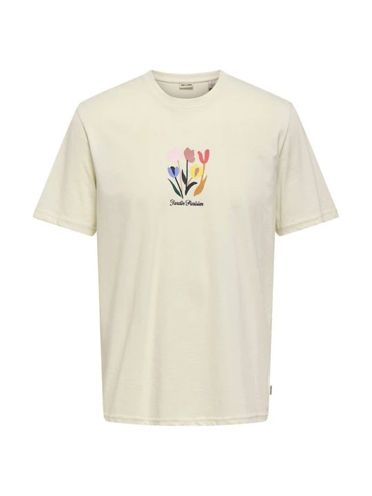 Zdjęcie produktu T-shirt z nadrukiem Only & Sons zielony