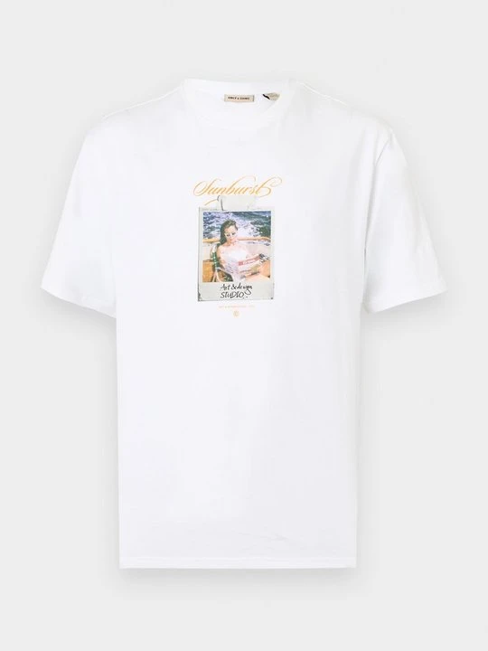 Zdjęcie produktu T-shirt z nadrukiem Only & Sons biały