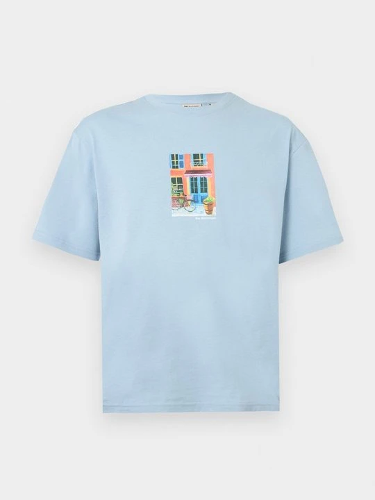 Zdjęcie produktu T-shirt z nadrukiem Only & Sons niebieski