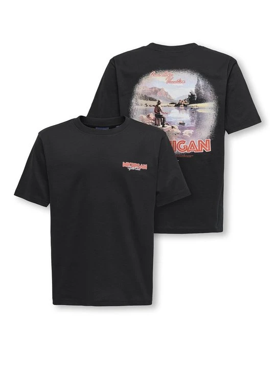 Zdjęcie produktu T-shirt z nadrukiem Only & Sons czarny