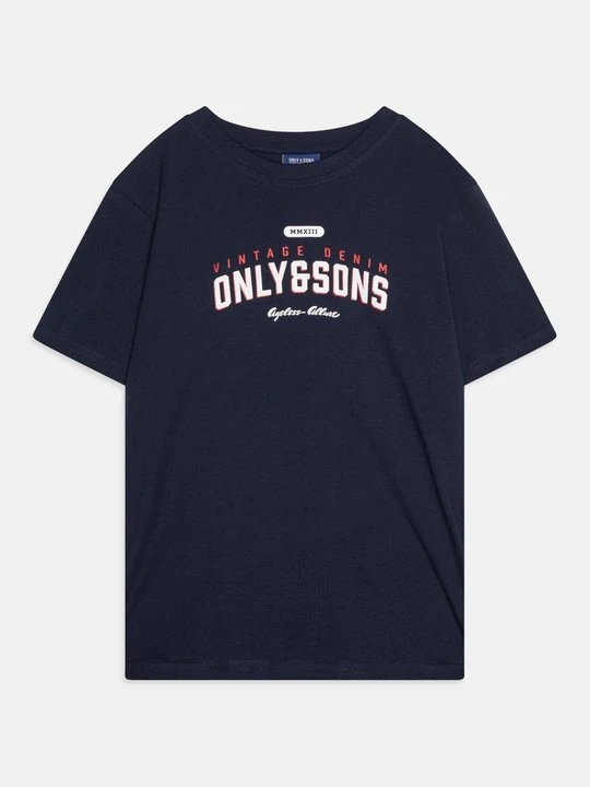 Zdjęcie produktu T-shirt z nadrukiem Only & Sons granatowy
