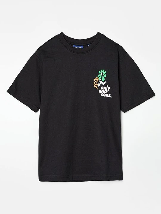 Zdjęcie produktu T-shirt z nadrukiem Only & Sons czarny