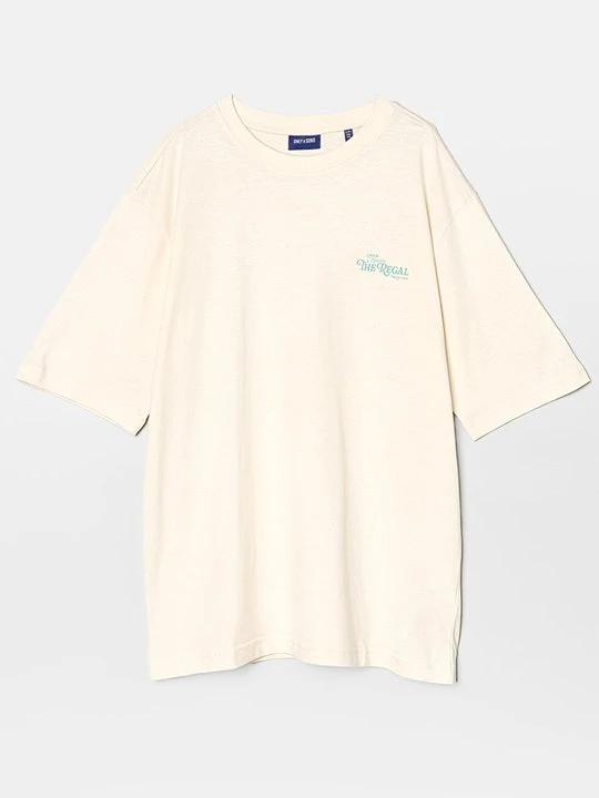 Zdjęcie produktu T-shirt z nadrukiem Only & Sons mleczny