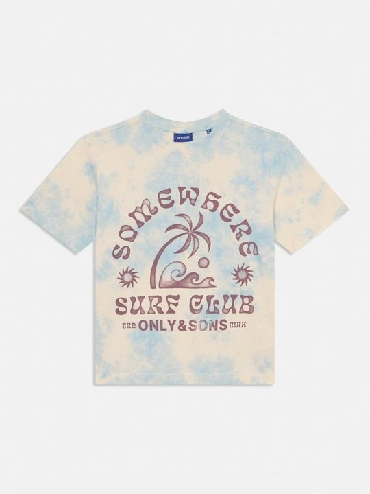 Zdjęcie produktu T-shirt z nadrukiem Only & Sons żółty