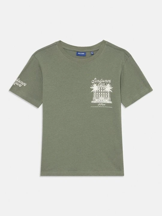 Zdjęcie produktu T-shirt z nadrukiem Only & Sons zielony