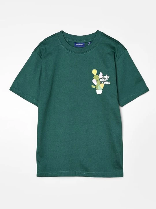 Zdjęcie produktu T-shirt z nadrukiem Only & Sons zielony