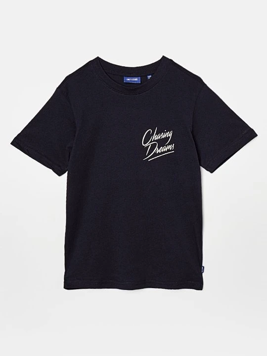 Zdjęcie produktu T-shirt z nadrukiem Only & Sons granatowy