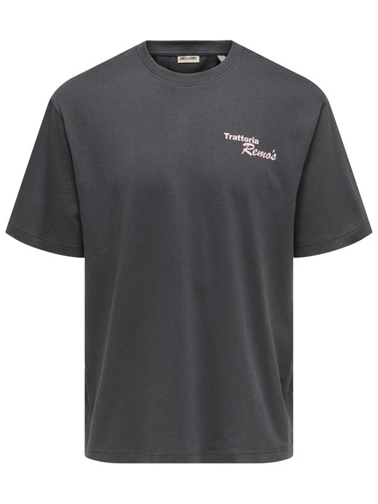 Zdjęcie produktu T-shirt z nadrukiem Only & Sons szary
