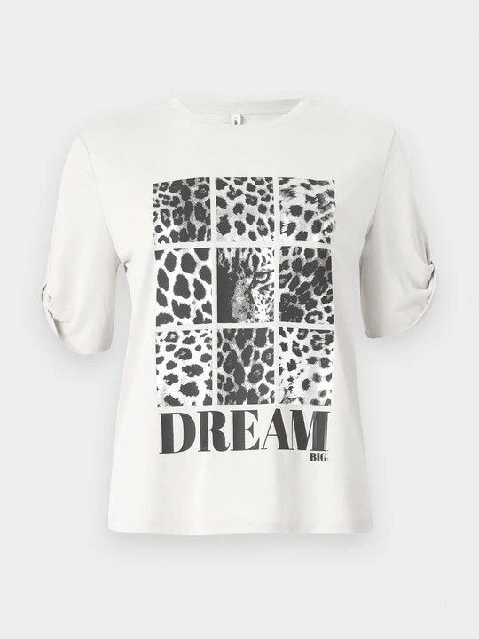 Zdjęcie produktu T-shirt z nadrukiem Only szary