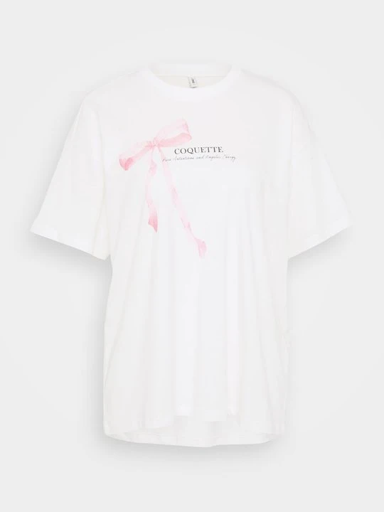 Zdjęcie produktu T-shirt z nadrukiem Only mleczny