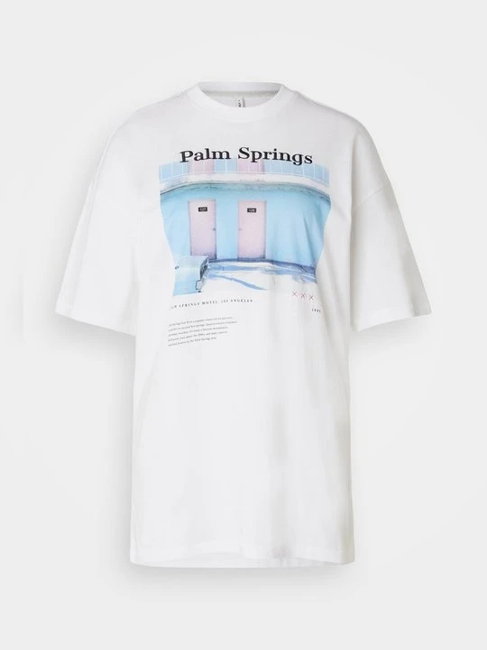 Zdjęcie produktu T-shirt z nadrukiem Only biały