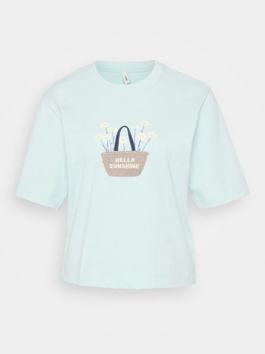Zdjęcie produktu T-shirt z nadrukiem Only jasnoniebieski