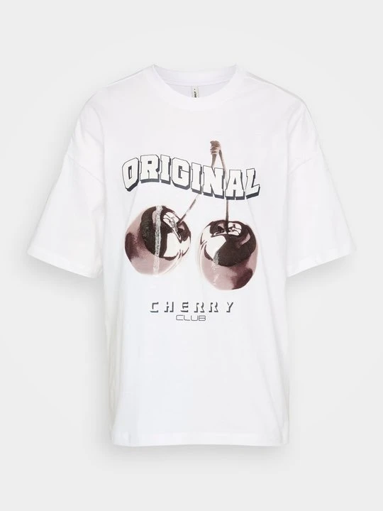 Zdjęcie produktu T-shirt z nadrukiem Only biały