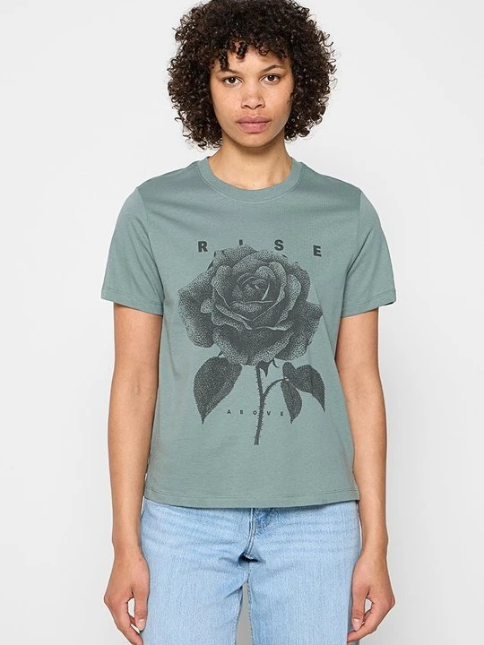 Zdjęcie produktu T-shirt z nadrukiem Only jasnozielony