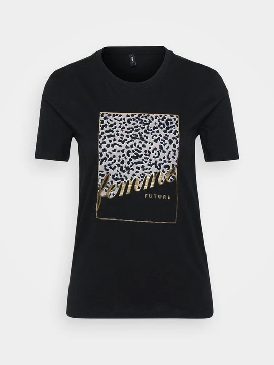 Zdjęcie produktu T-shirt z nadrukiem Only czarny