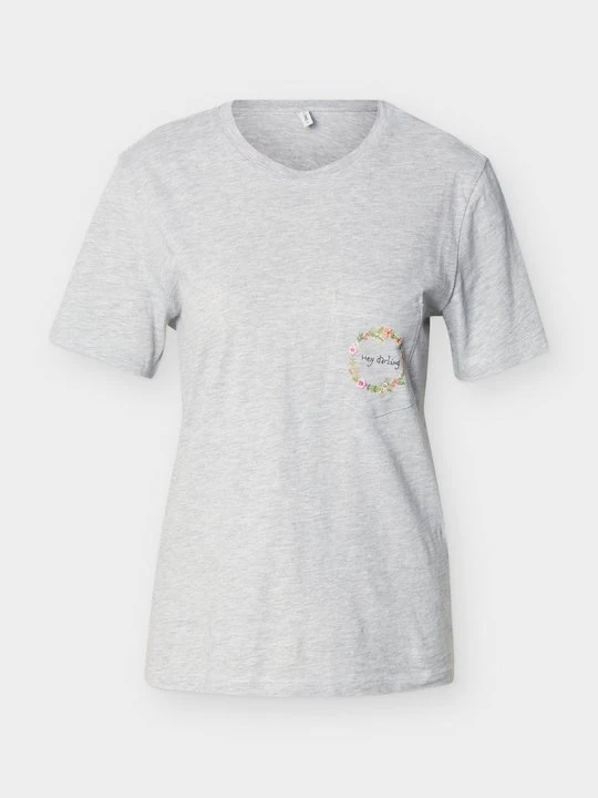 Zdjęcie produktu T-shirt z nadrukiem Only jasnoszary