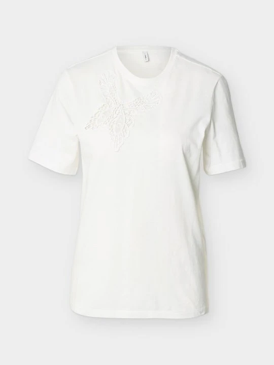 Zdjęcie produktu T-shirt z nadrukiem Only mleczny