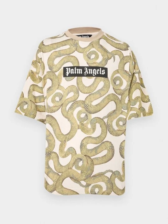 Zdjęcie produktu T-shirt z nadrukiem Palm Angels mleczny