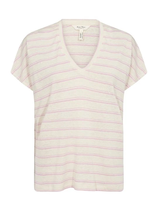 Zdjęcie produktu T-shirt z nadrukiem Part Two różowy