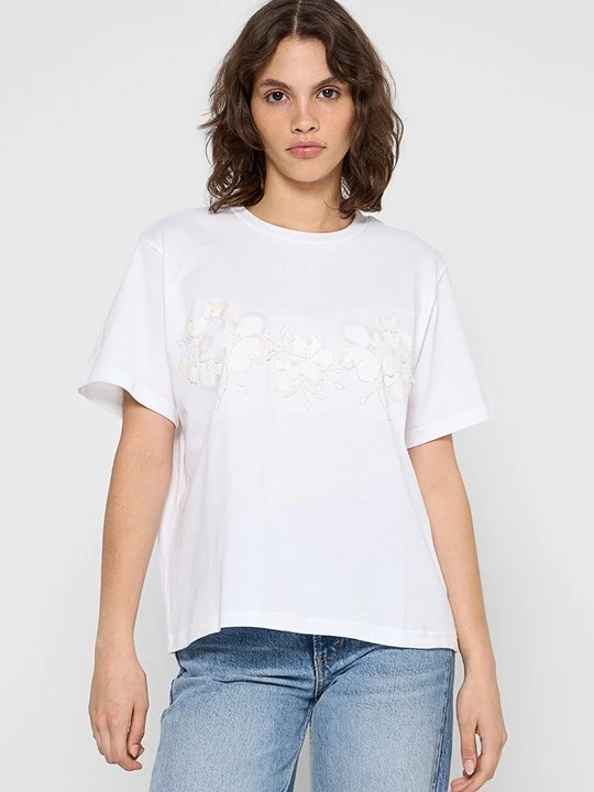 Zdjęcie produktu T-shirt z nadrukiem Part Two biały
